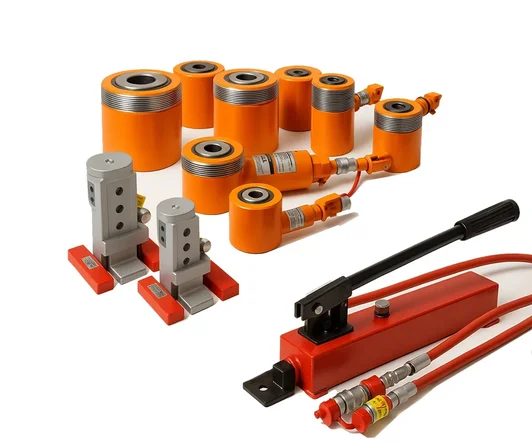 Hydraulikheber, Zylinder und Pumpen